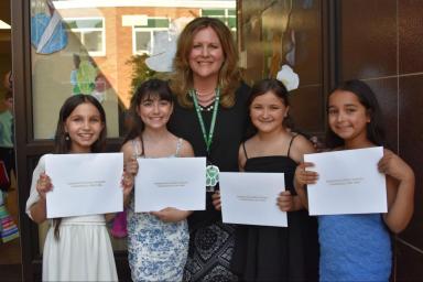 Saltzman East Memorial’s fifth graders finished their time in the elementary school.