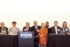The panelists at the Health Tech 2.0 Summit in Hauppauge on July 12, 2018. (Photo by Matthew Kropp)